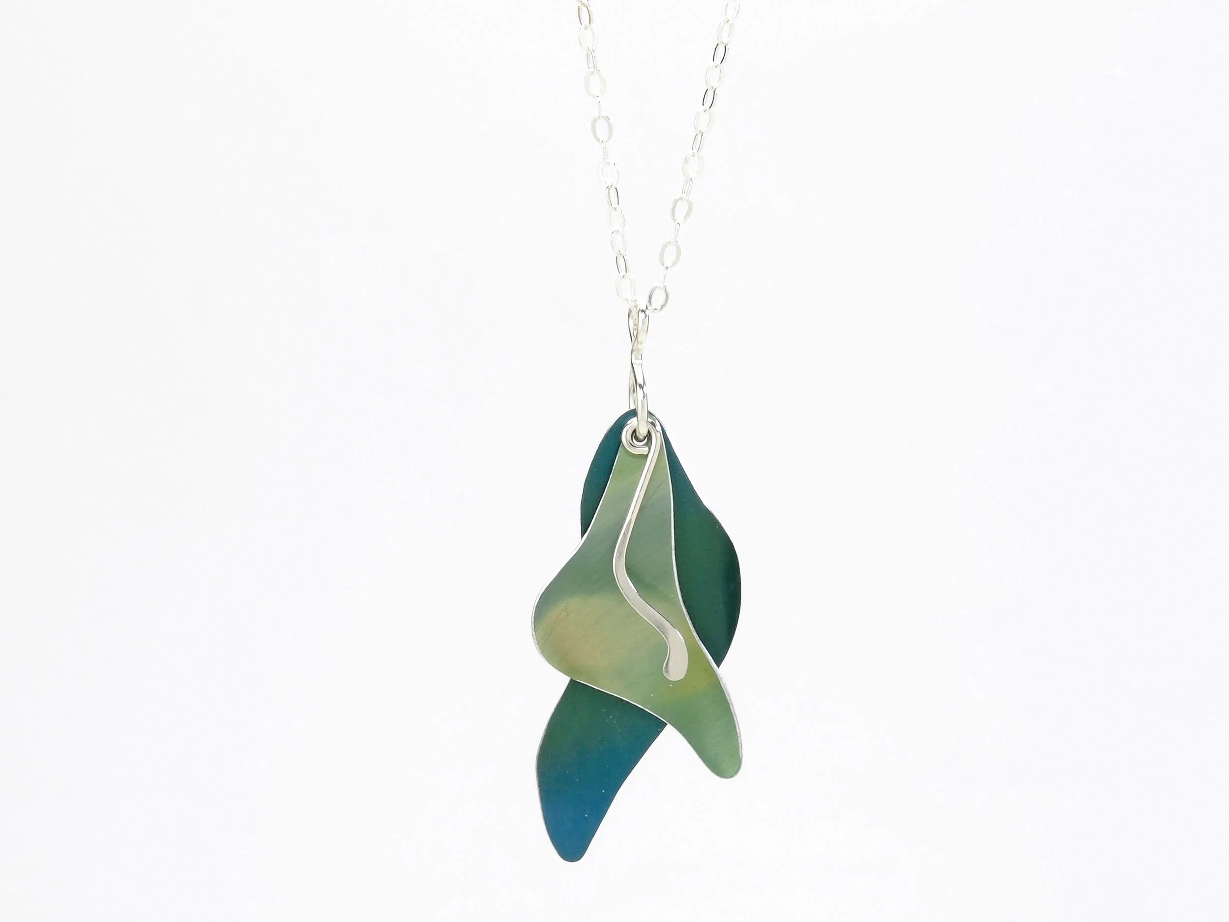 Rippling River Two-Tone Pendant