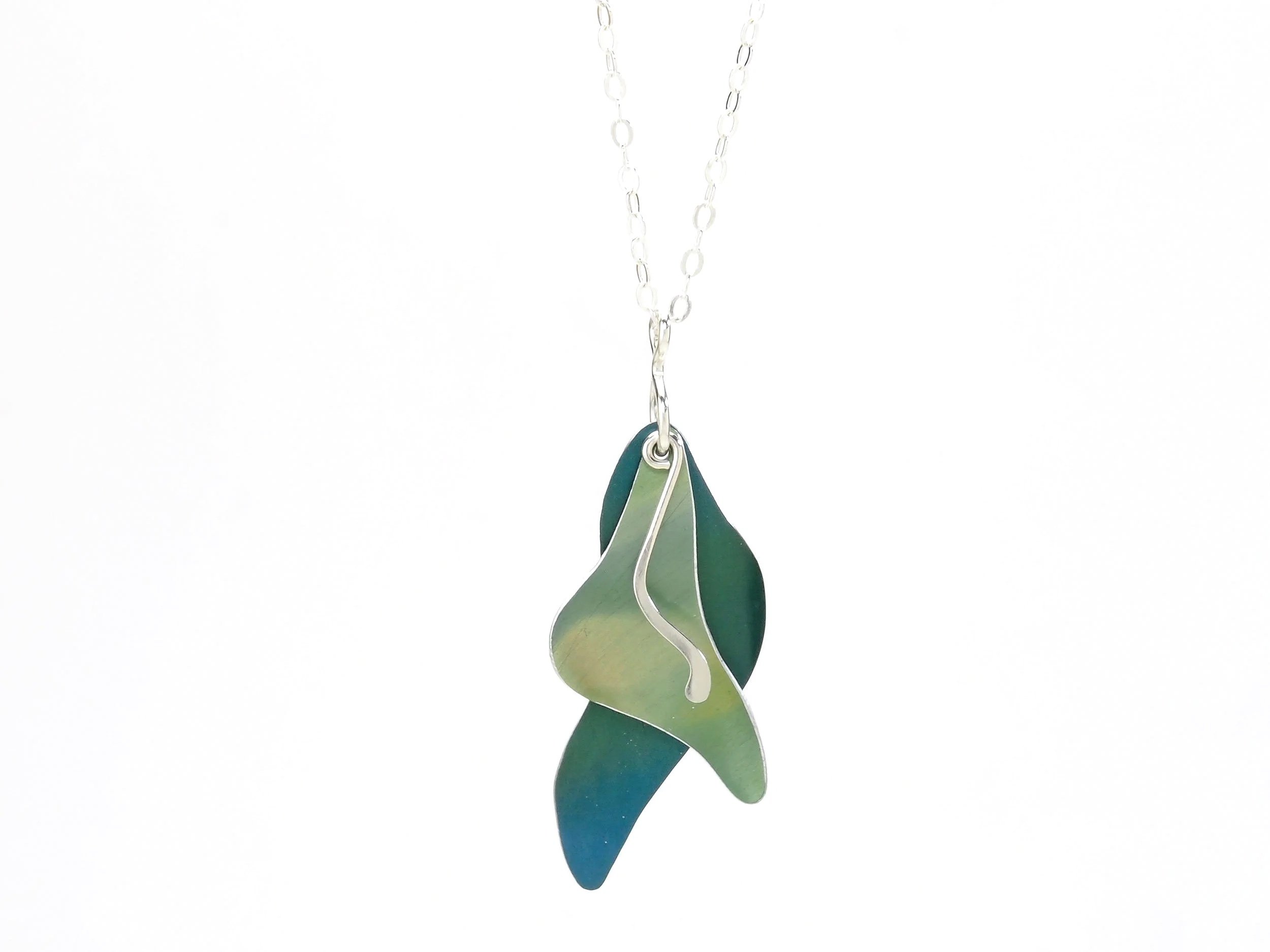 Rippling River Two-Tone Pendant