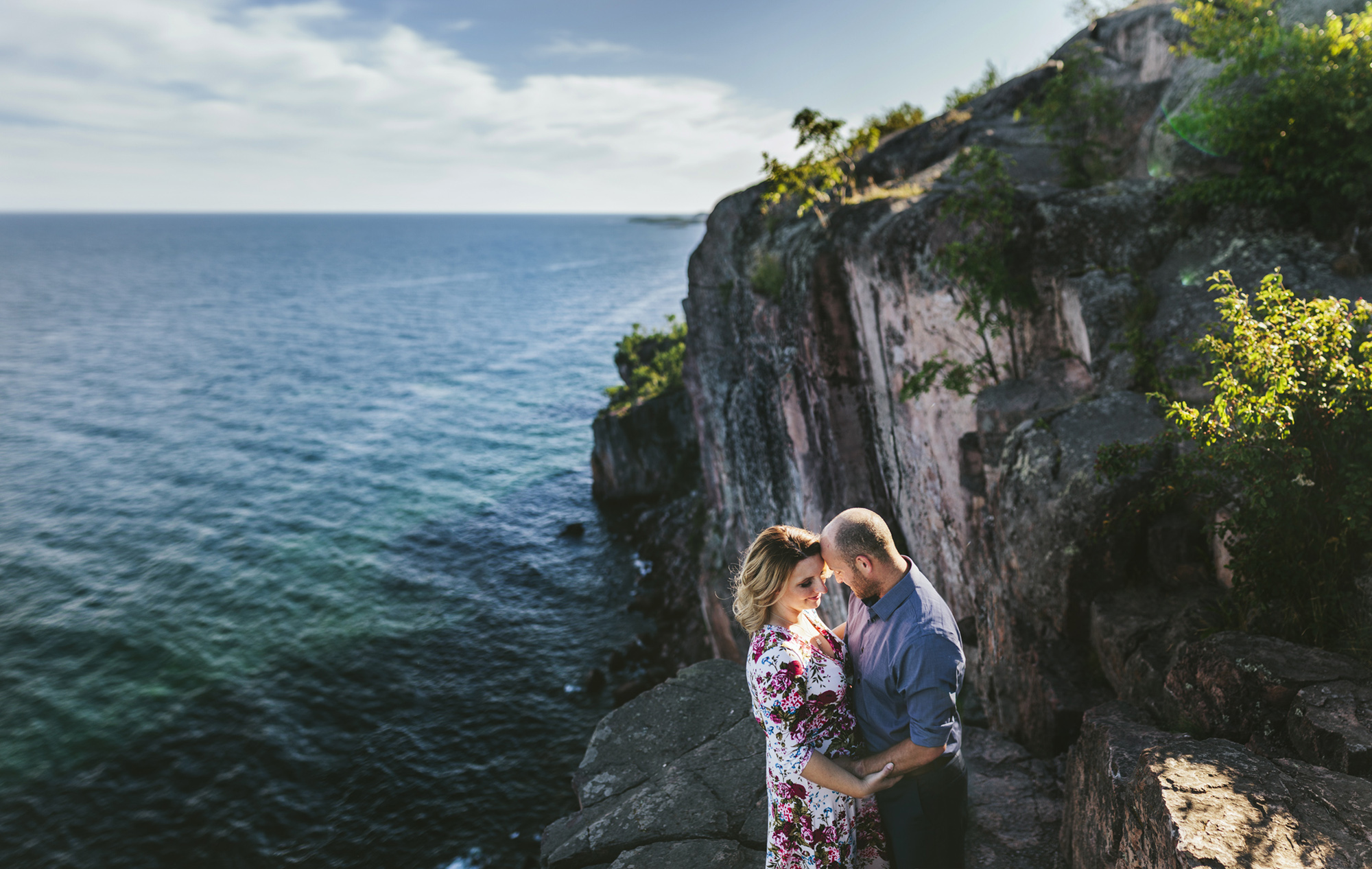 Brandon werth minnesota engagement photographer palisade head north shore