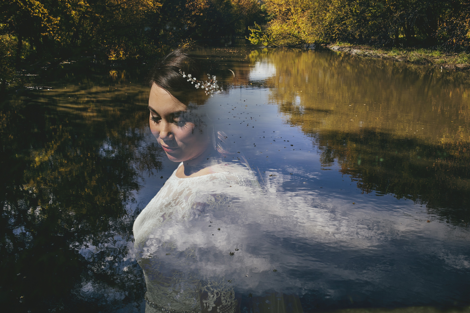 Brandon werth minnesota wedding photographer conceptual creative double exposure