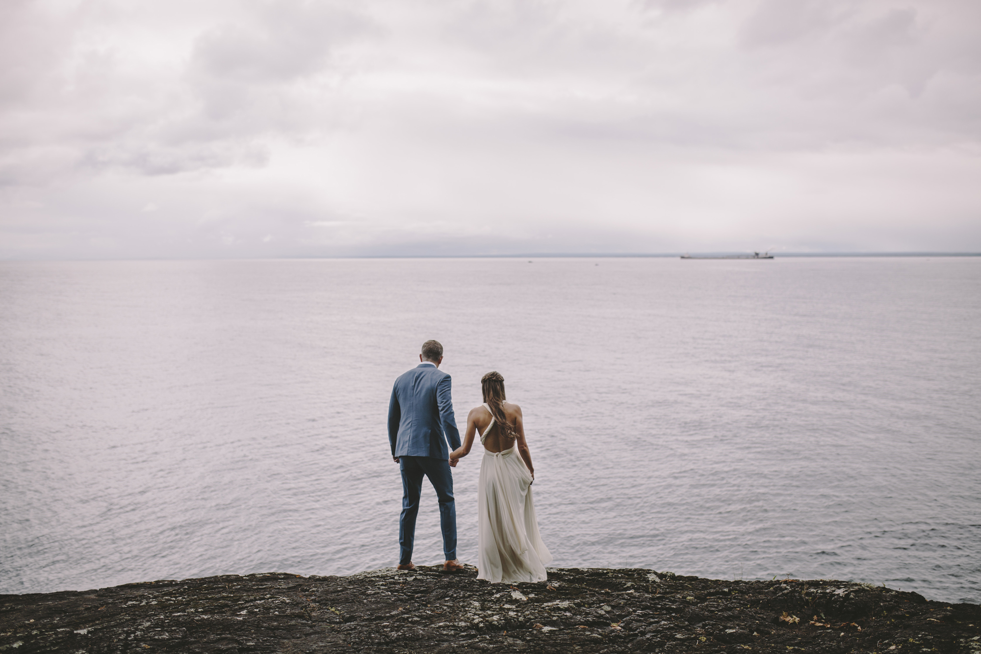 Brandon werth marquette michigan wedding photographer black rocks presque isle