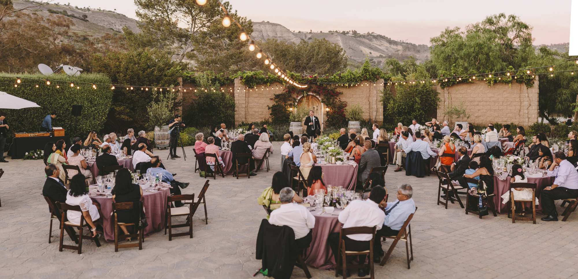 southern california wedding photographer brandon werth rancho palos verdes reception outdoor vineyard