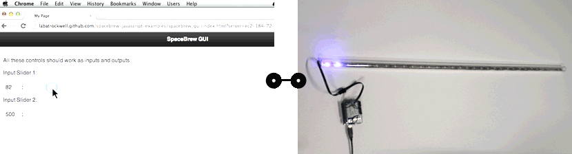 Tubular Glow: Control a Meter Long RGB LED Bar Graph by Javascript