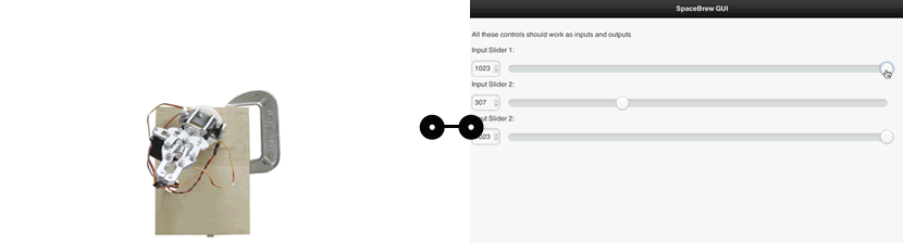 Here's Clawdia! The robotic servo controlled claw!