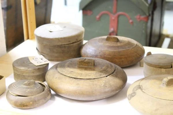 nice turned lidded boxes