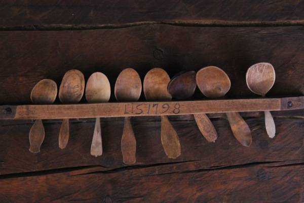  spoon rack at  Skansen  the national open air museum in Stockholm 