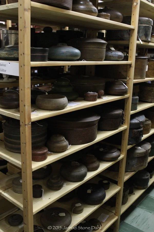 shelves and shelves of them