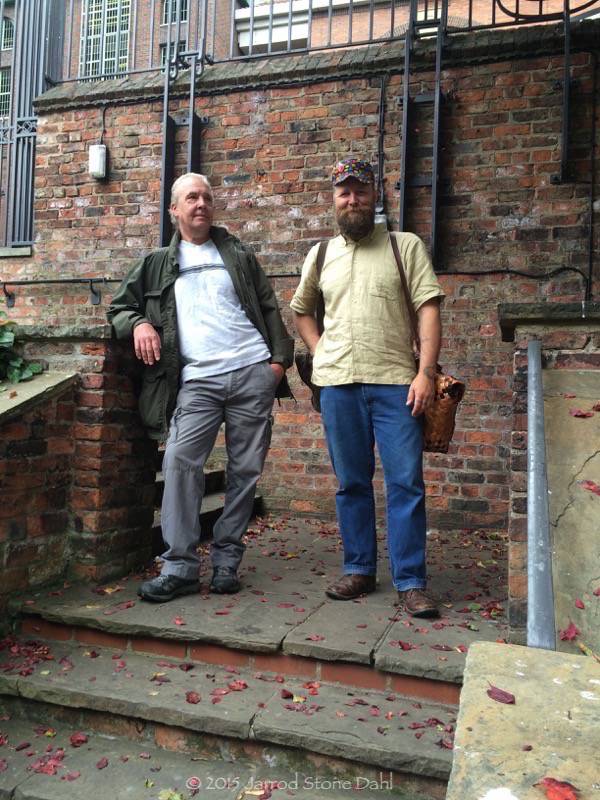 Paul Atkin and I somewhere in York