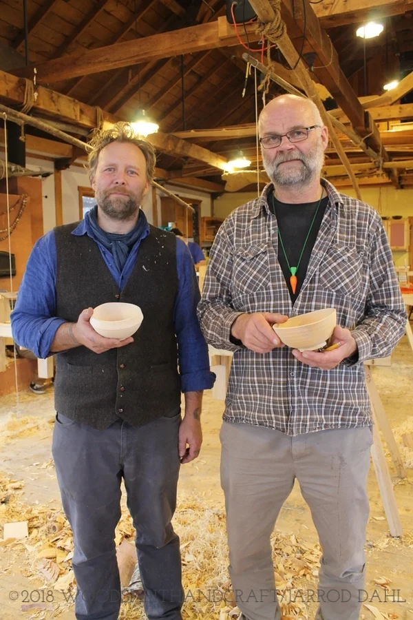 Stefan and I traded bowls.