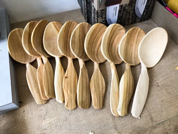 OUR BATCH OF SPOONS BEFORE MICRO-DECORATION
