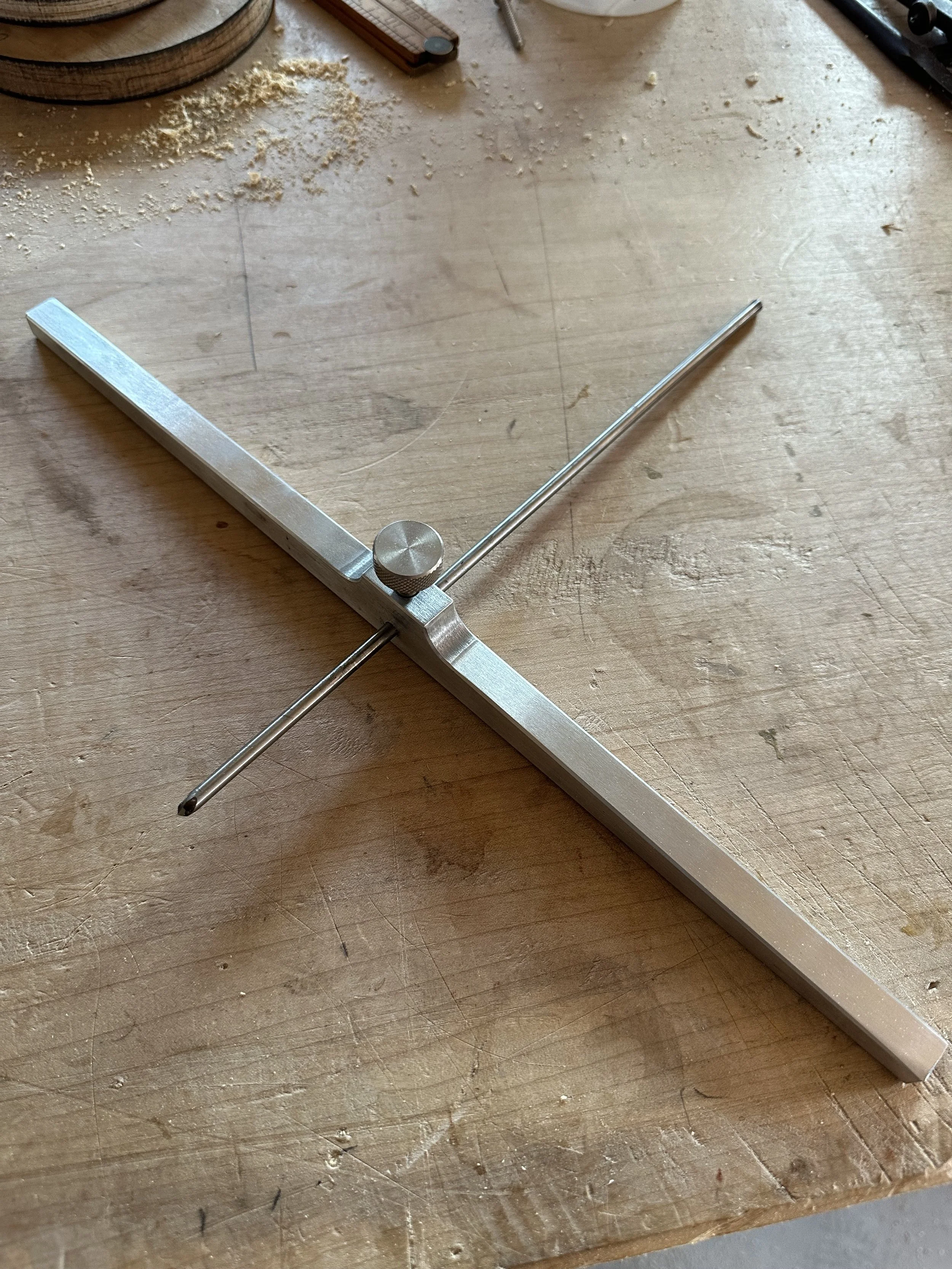 Wood Turner's Depth Gauge