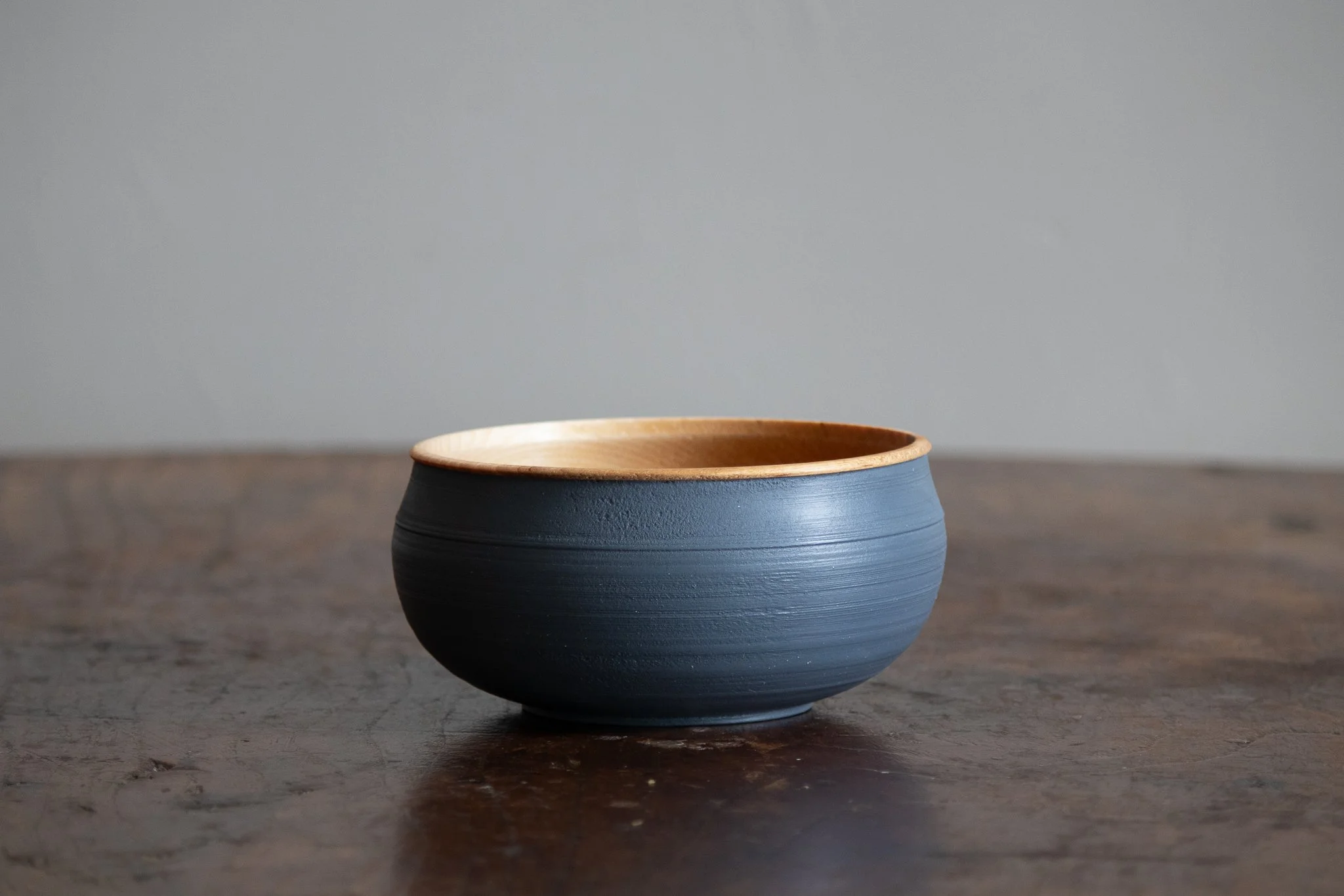 Ale Bowl—Grey ~4.75in w x 2.5in h