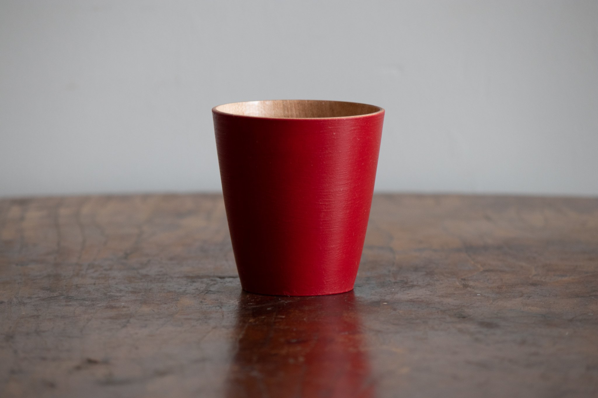Wooden Cup—Tomten Red