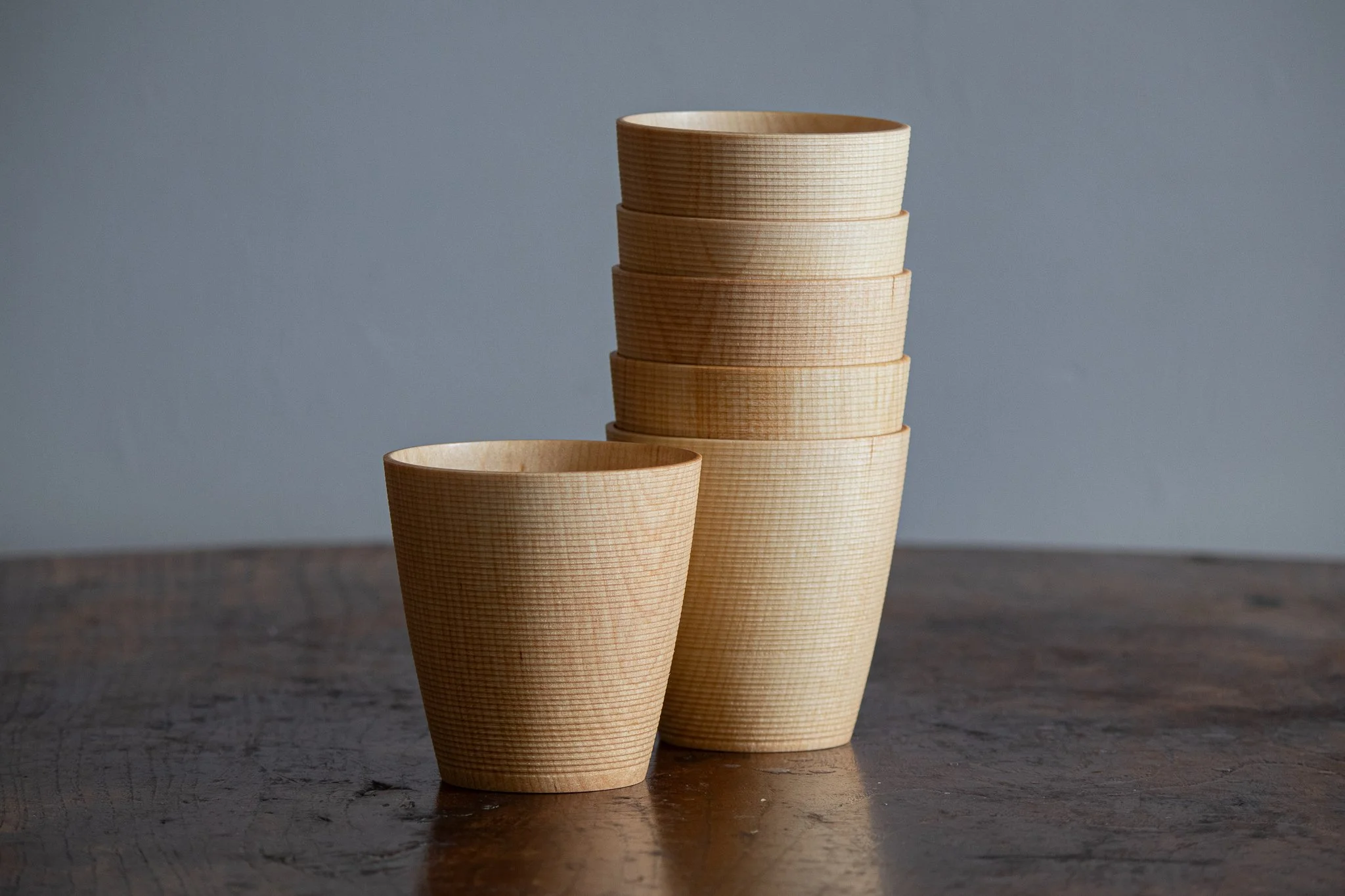 Ridged Wine Cup