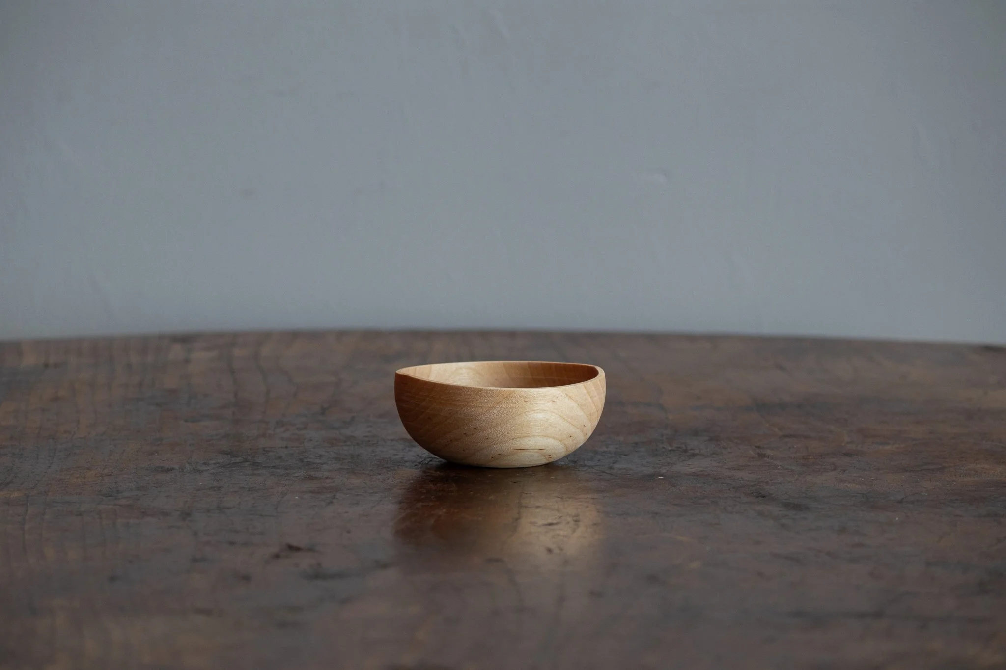 Natural Wood Bowl G-3.25in x 1.5in