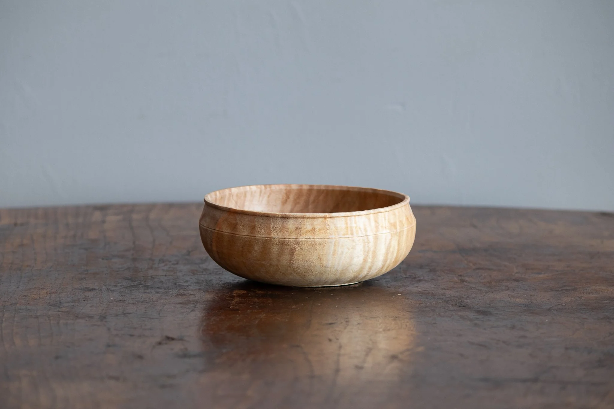 Natural Wood Bowl A-5.25in x 2in, figured