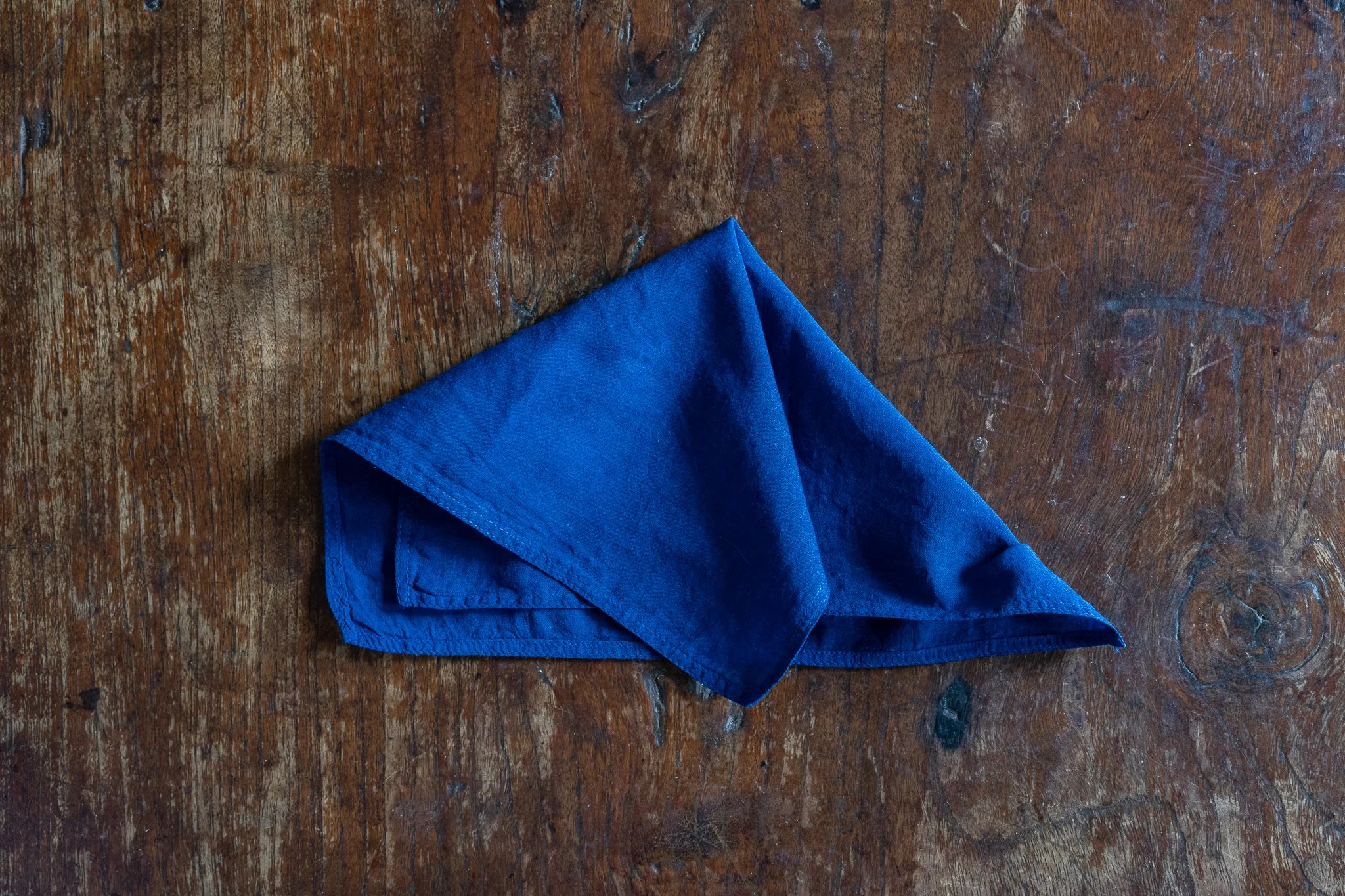 Free Gift Blue Square—Organic Cotton & Indigo