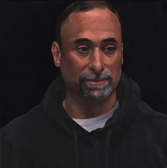 Antony , oil on muslin, 10x10 in