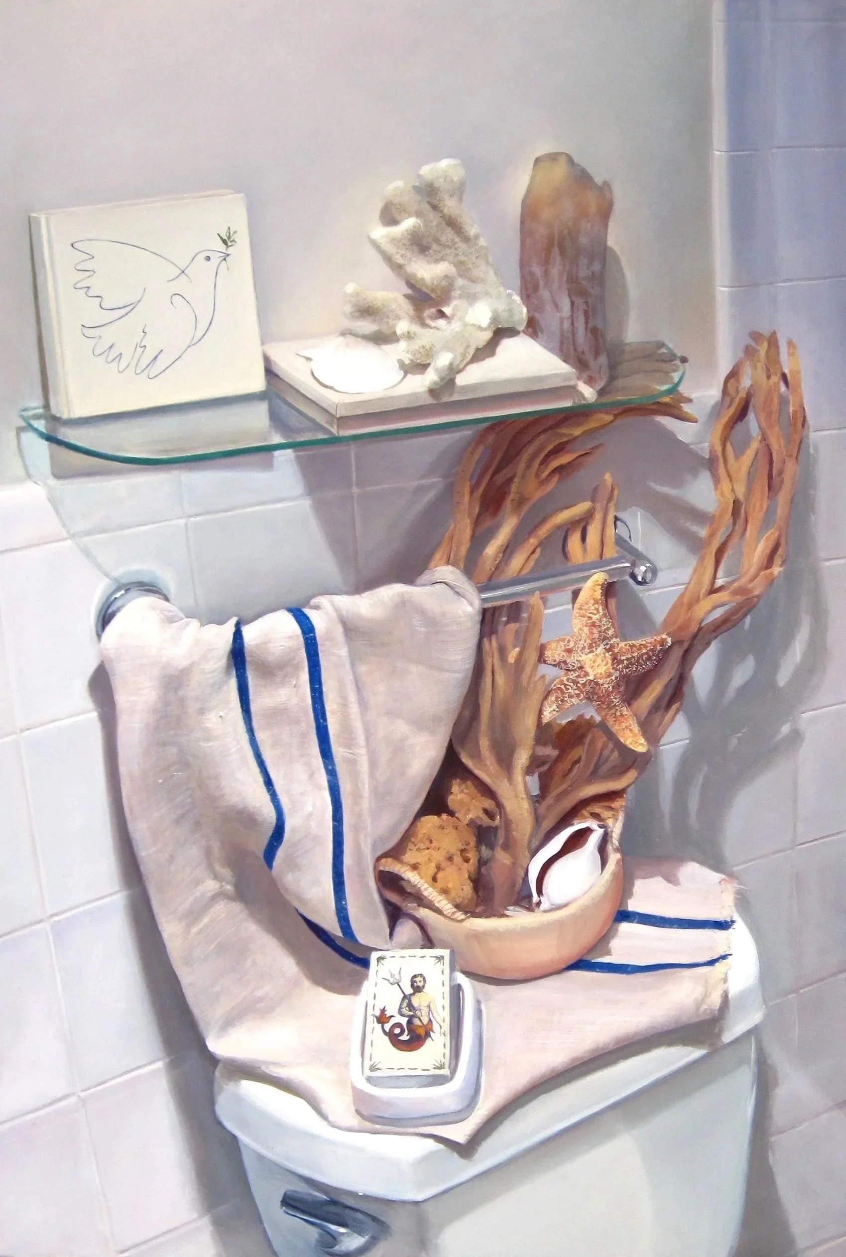 White Cistern Still Life