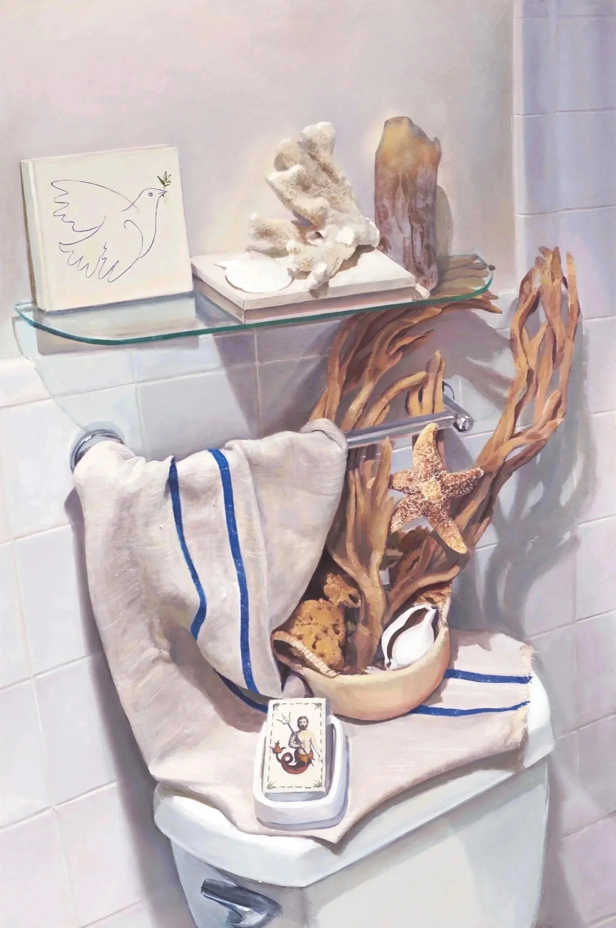 White Cistern Still Life