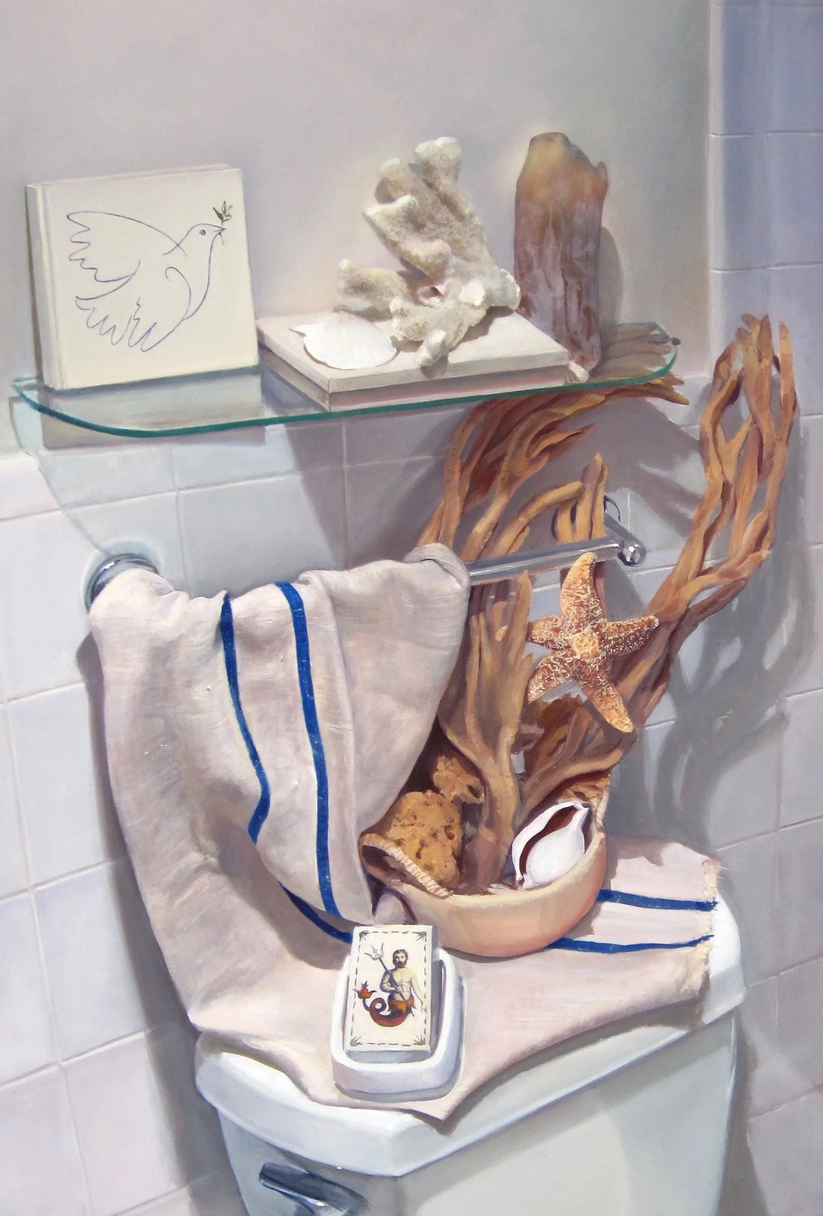 White Cistern Still Life