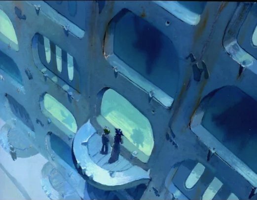High-Security Galactic Prison (Key Art), acrylic