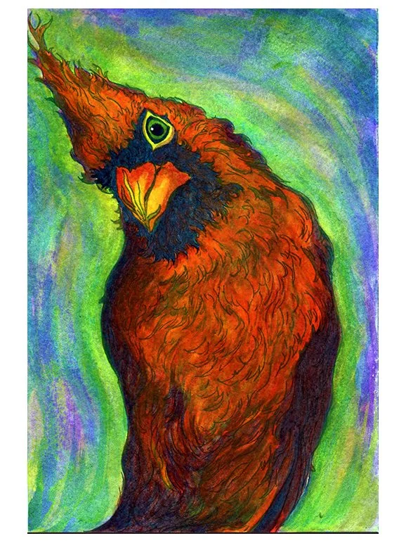 Cardinal #1 - 4"x6"