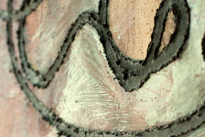 Swirly Bird Gets The Worm (detail)