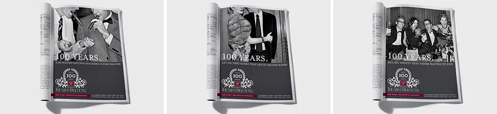 Saint Paul Hotel Ads