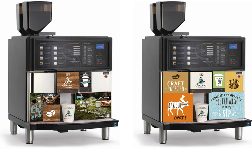 Caribou Coffee Xpress Branding Concepts