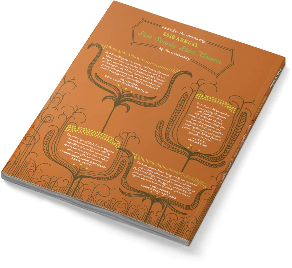 Do It Green Magazine Cover Illustration