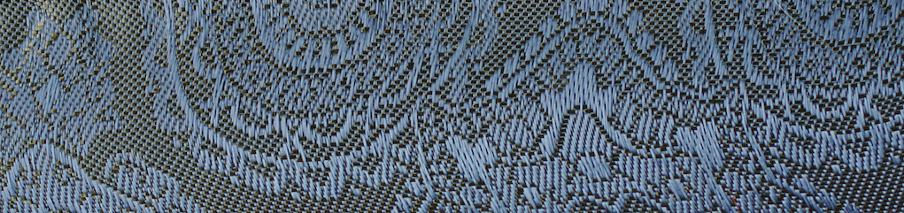 Blue Patterned