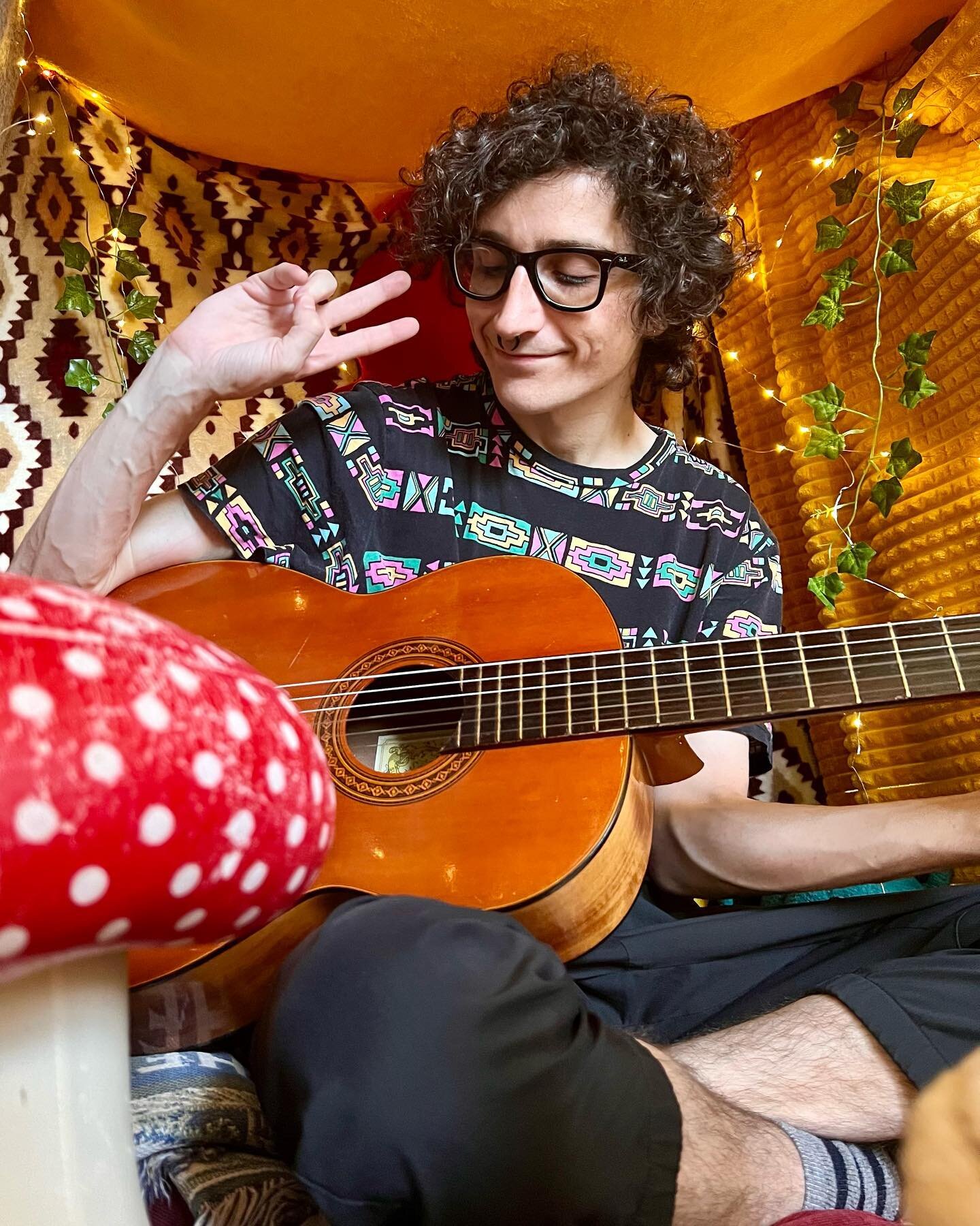just making songs in the blanket fort :) thanks for being on this journey with me &lt;3 it&rsquo;s been 2 weeks since GROWING came out !!! (12 new songs) i appreciate every single play and love that came from it thank u!!!!!!! if u havent heard it. i