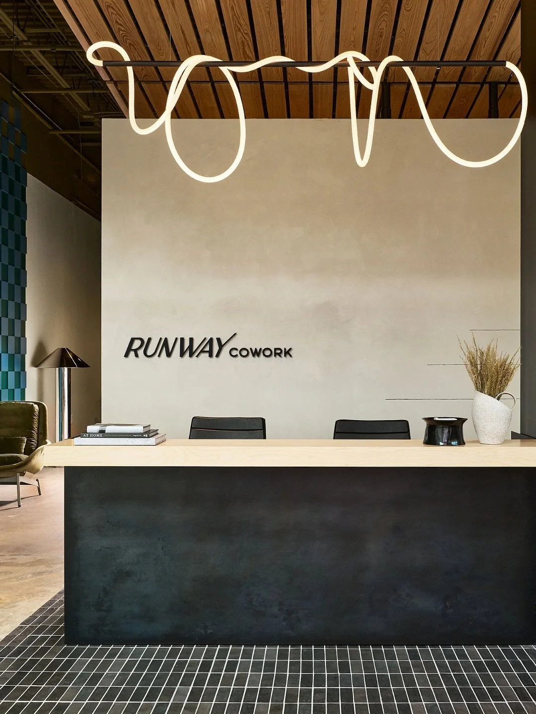 ✈️ Runway Cowork &middot; Beechwood

For the second Runway location, we took off in a bolder direction. This space was designed to feel energized, colorful, and creative &mdash; a perfect match for the entrepreneurs and innovators who work here every
