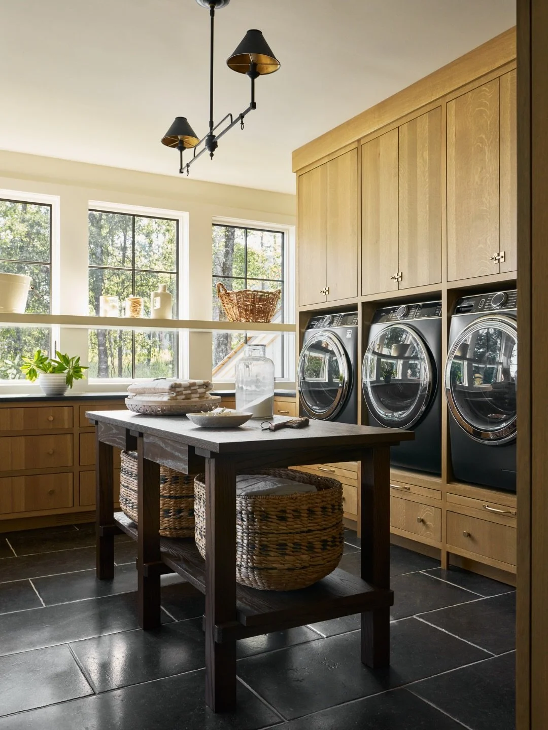 A well-designed laundry room does more than handle chores &mdash; it elevates the rhythm of everyday living. 

We approach these spaces with the same intention as any kitchen or bath: smart storage, hardworking materials, and thoughtful details that 