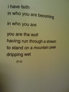 it's what you do with anything you love