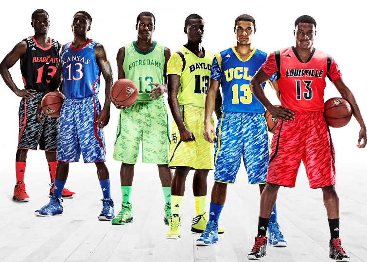 Adidas NCAA basketball uniforms