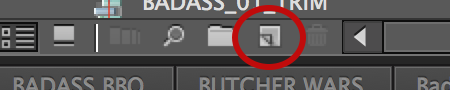 Drag the sequence over to this New Item panel