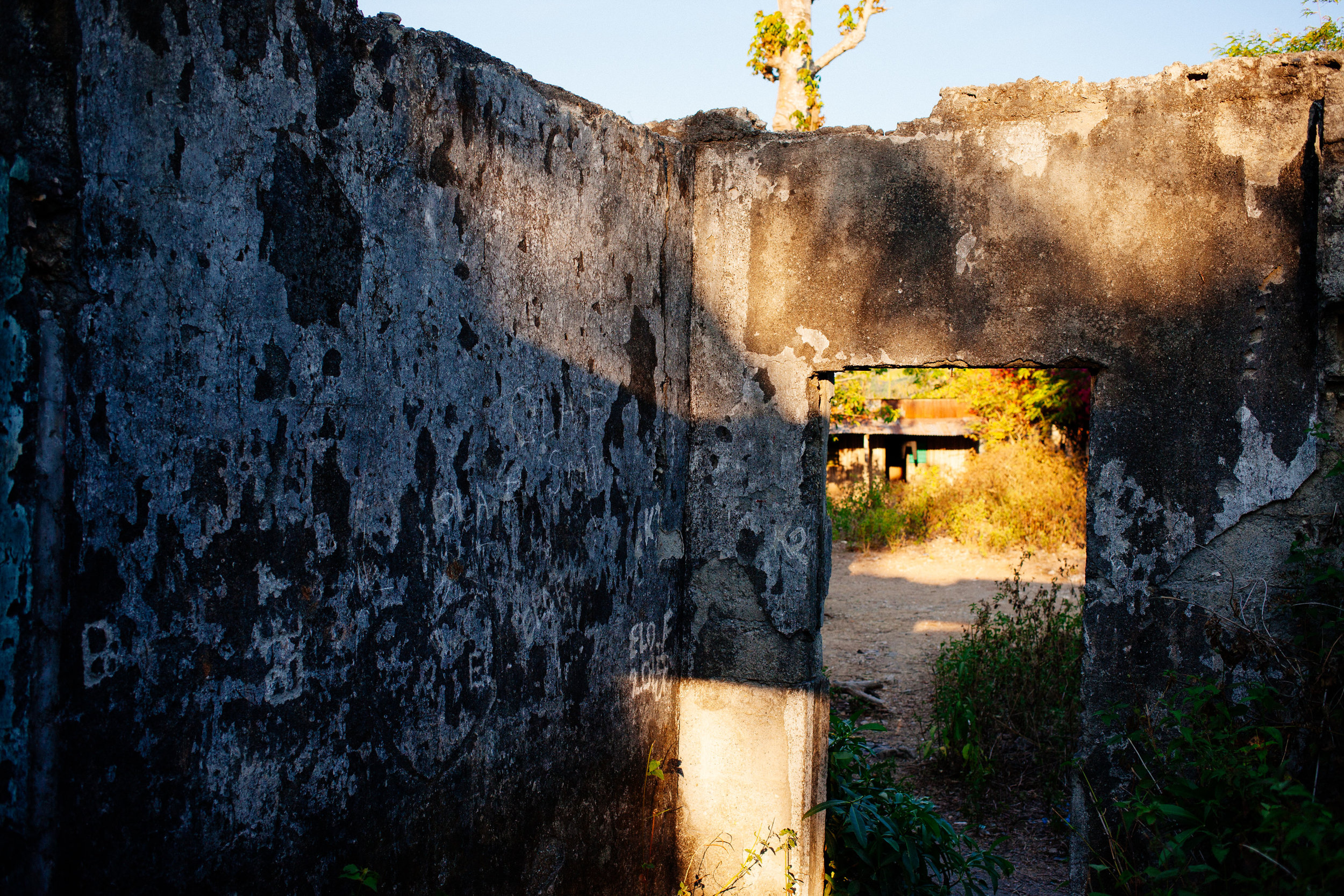  This is locally referred to as “The Kissing House” for some pretty gruesome reasons.  It was where a lot of the locals rounded up by the Indonesians were shot. 