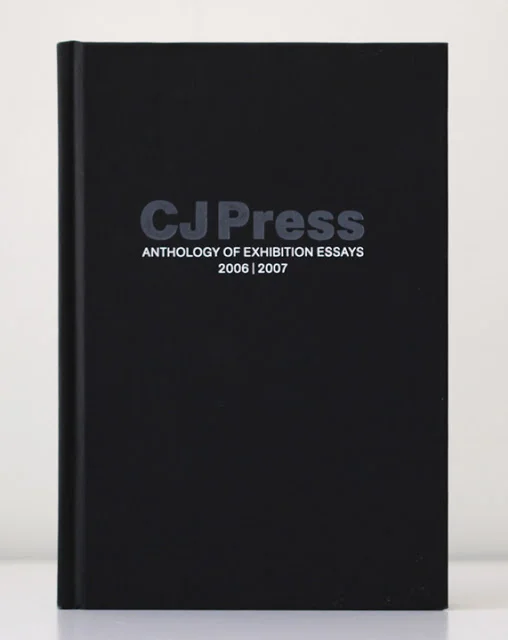 CJ Press · hardcover catalogue with foilstamp debossed cover · first of a series