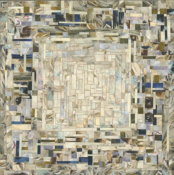 M Walters Oracle 16x16 med archival paper collage on wood low.jpg