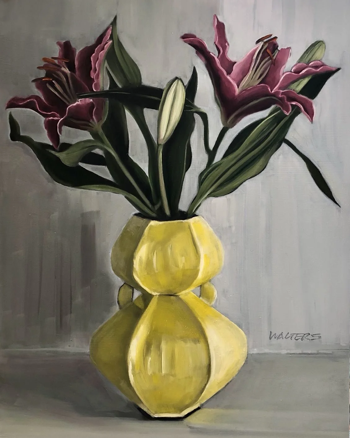 Yellow Pot with Lillies.jpg