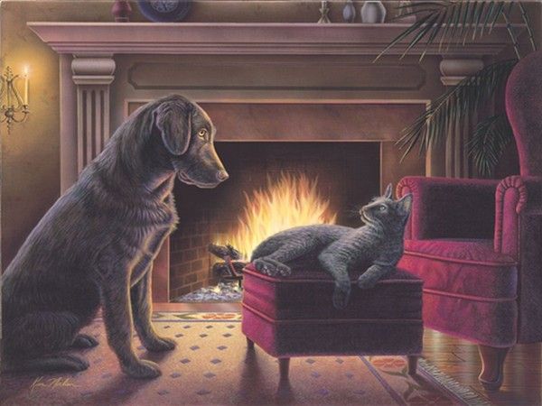 Fireside by Kim Norlien