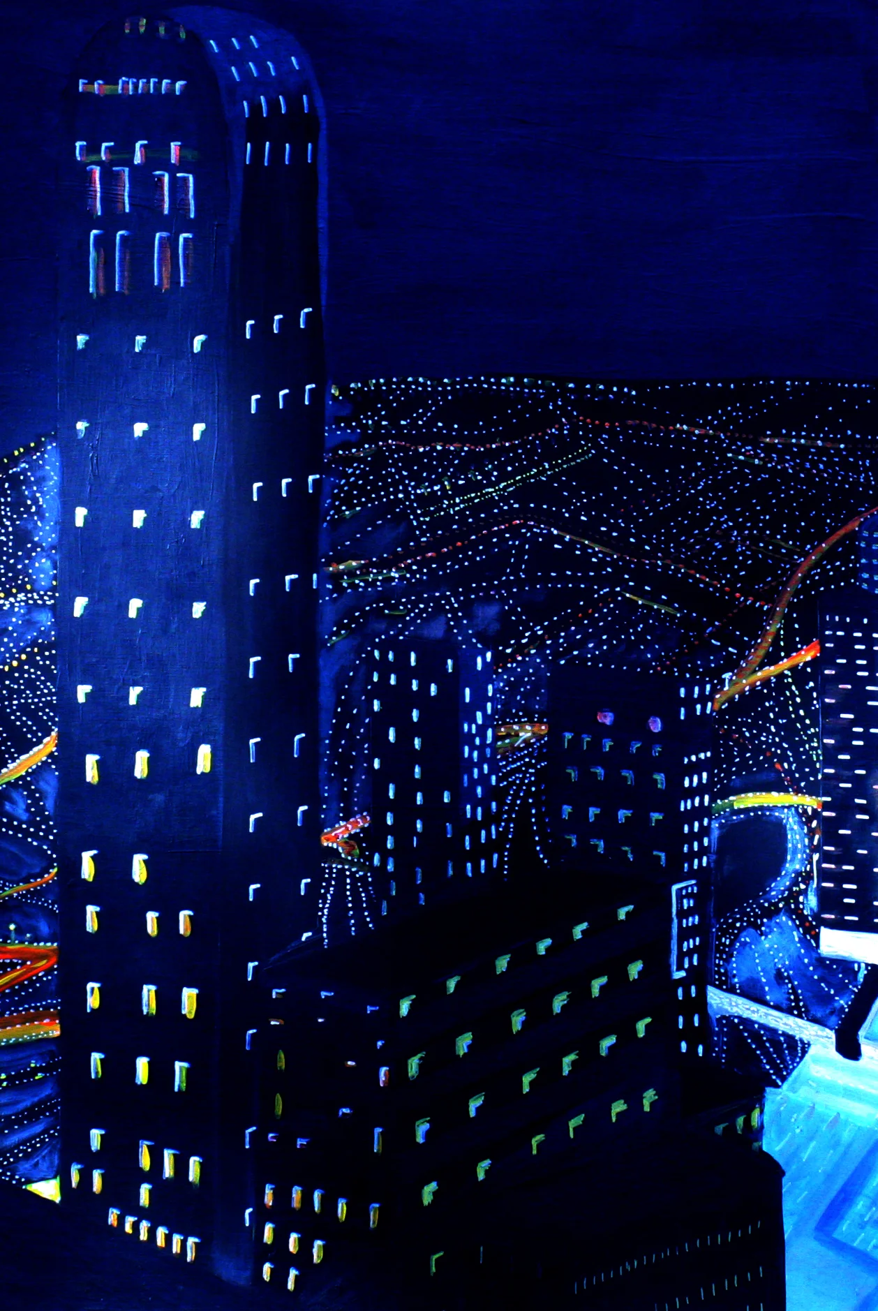 Dallas Nights Diptych Panel #2