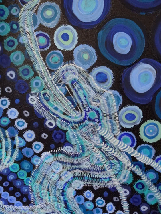 Buddha Dots Detail 1