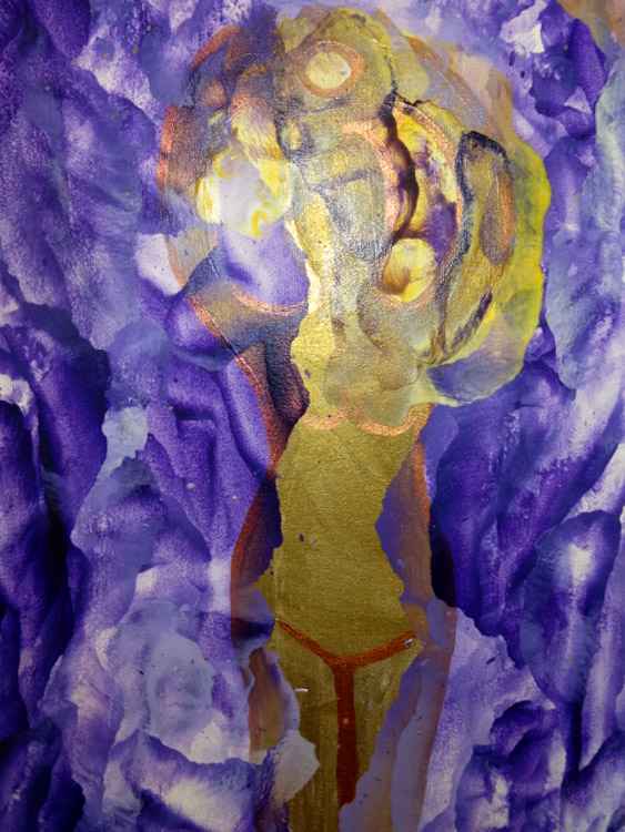 Goddess Triptych Panel 2 Detail