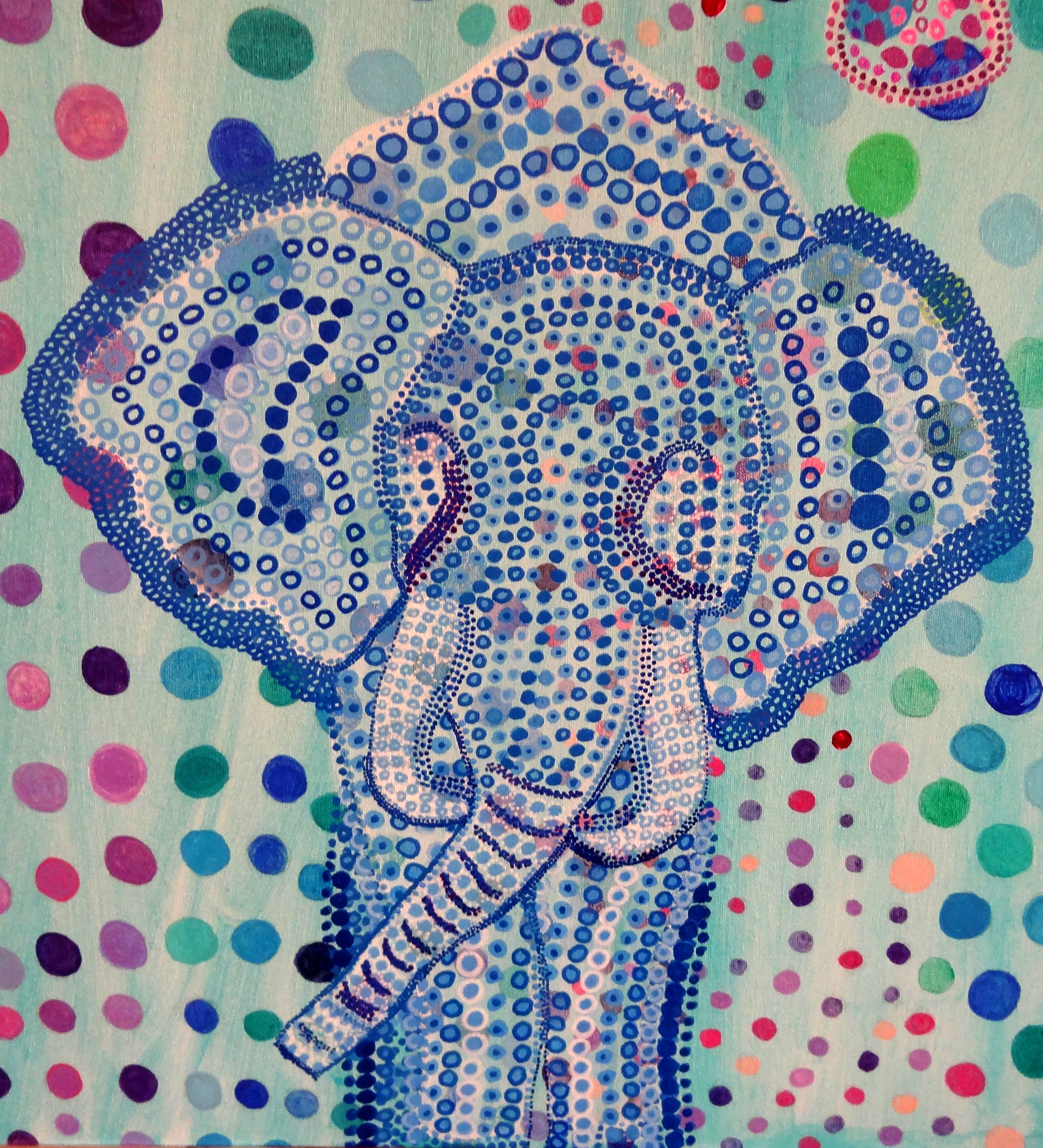 Elegant Elephants Detail 1