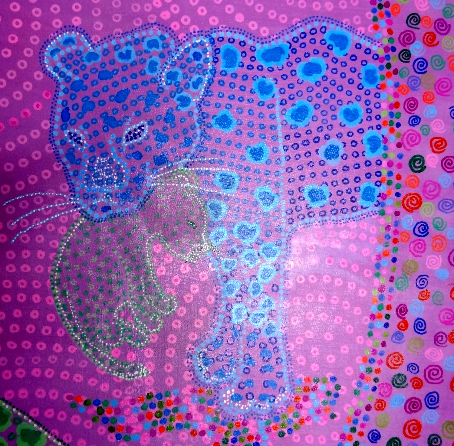 In the Land of Polkadots the Leopard is King Detail 1
