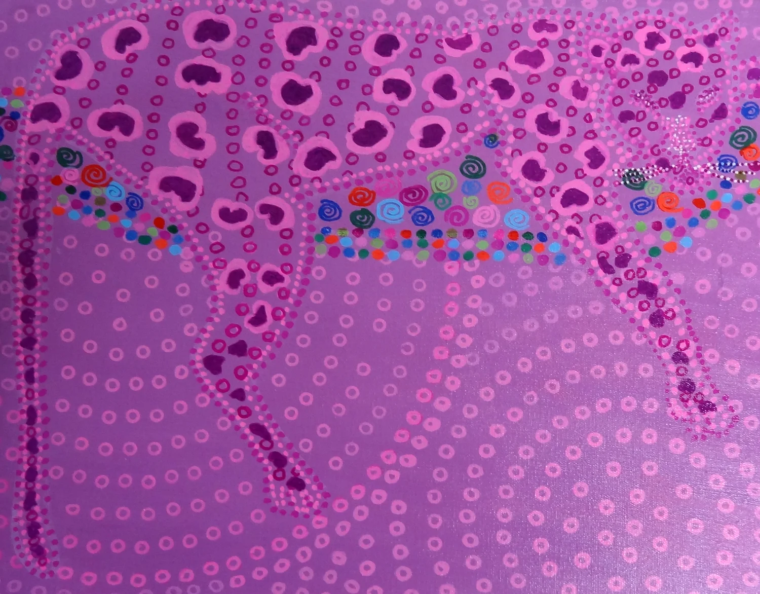 In the Land of Polkadots the Leopard is King Detail 3