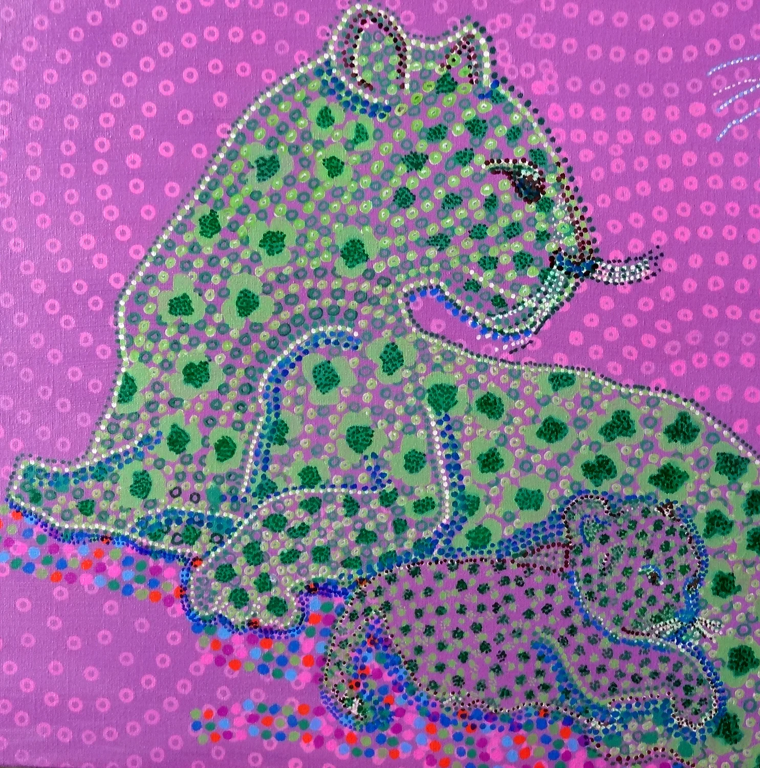 In the Land of Polkadots the Leopard is King Detail 5
